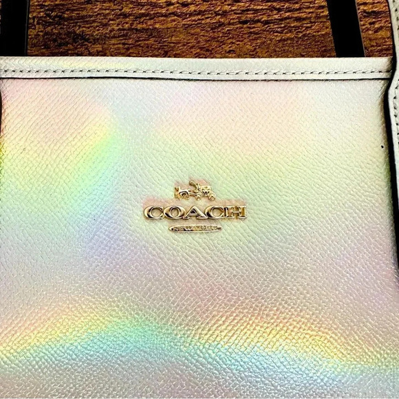 Coach Limited Edition Holographic Iridescent City Zip Tote - Picture 4 of 16